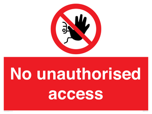 No unauthorised access